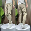 Heren Stretch Cargo Joggers met Meerdere Zakken