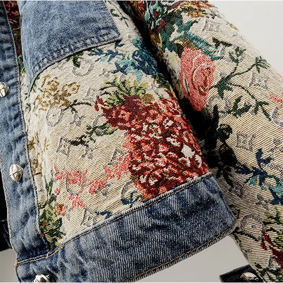 Floral spijkerjas voor dames - July