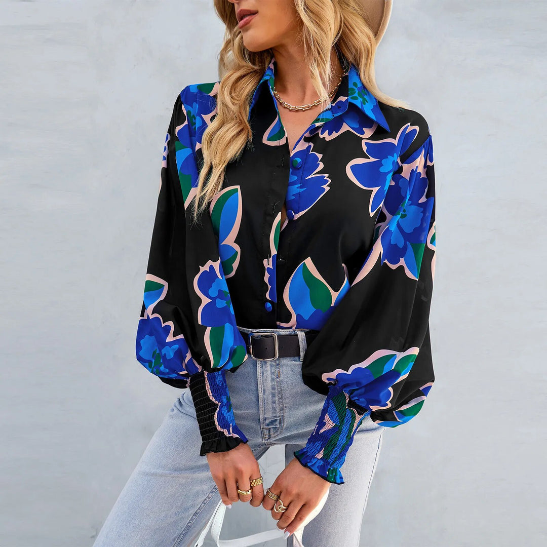 Blouse dames met bloemenprint - Flora