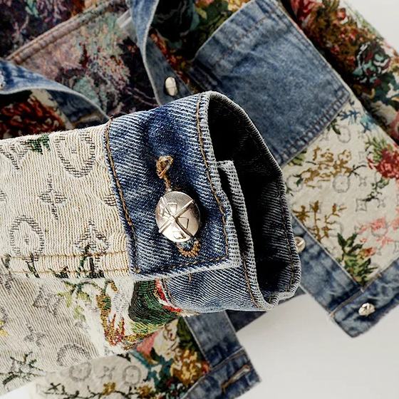 Floral spijkerjas voor dames - July