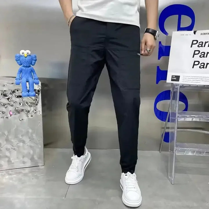 Heren Stretch Cargo Joggers met Meerdere Zakken