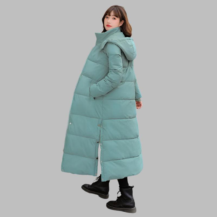 Gewatteerde parka donsjack winterjas midi dames - Wilma