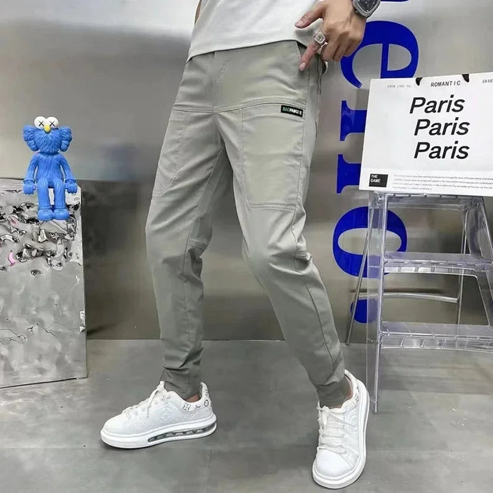 Heren Stretch Cargo Joggers met Meerdere Zakken