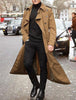 Winter Casual lange trenchcoat voor mannen - Anesto
