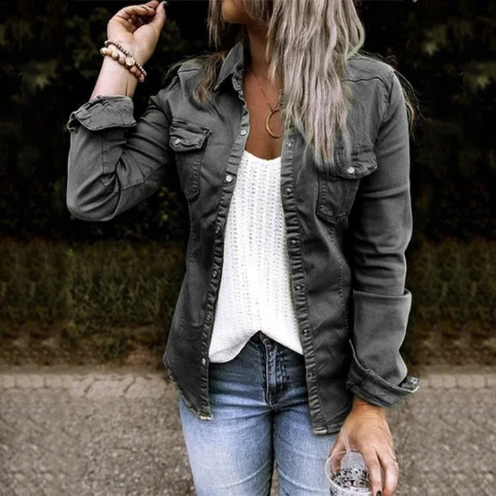 Denim zomerjas dames - Sophia