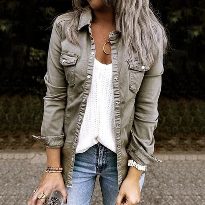Denim zomerjas dames - Sophia