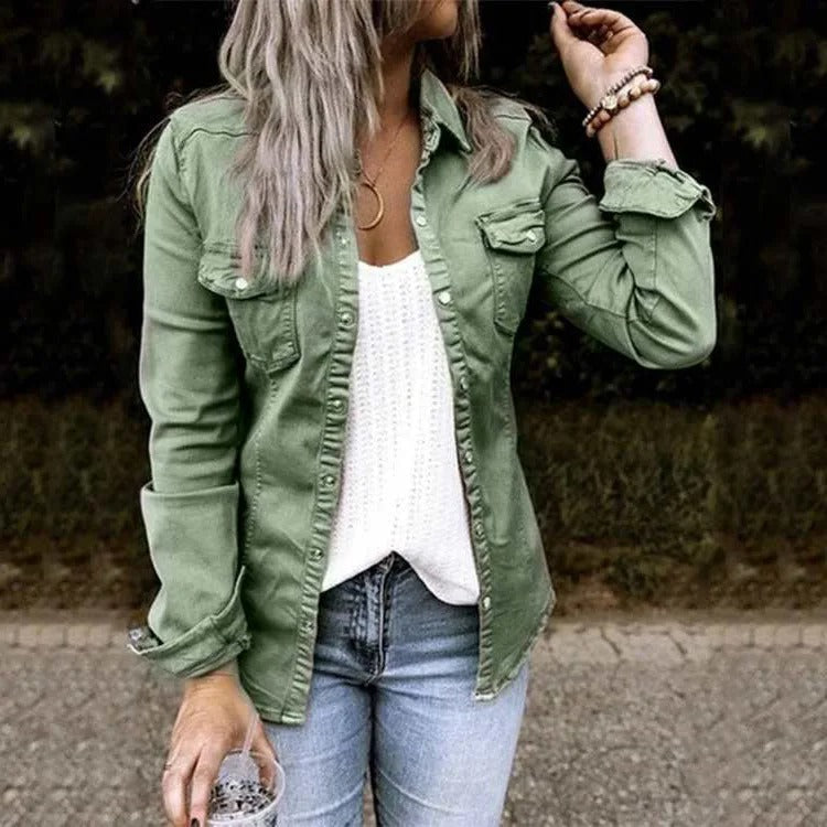 Denim zomerjas dames - Sophia