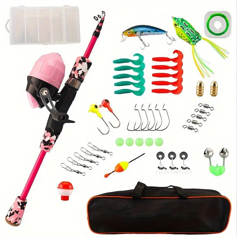 Ultralichte Carbon Fiber Hengel Set met Complete Accessoires