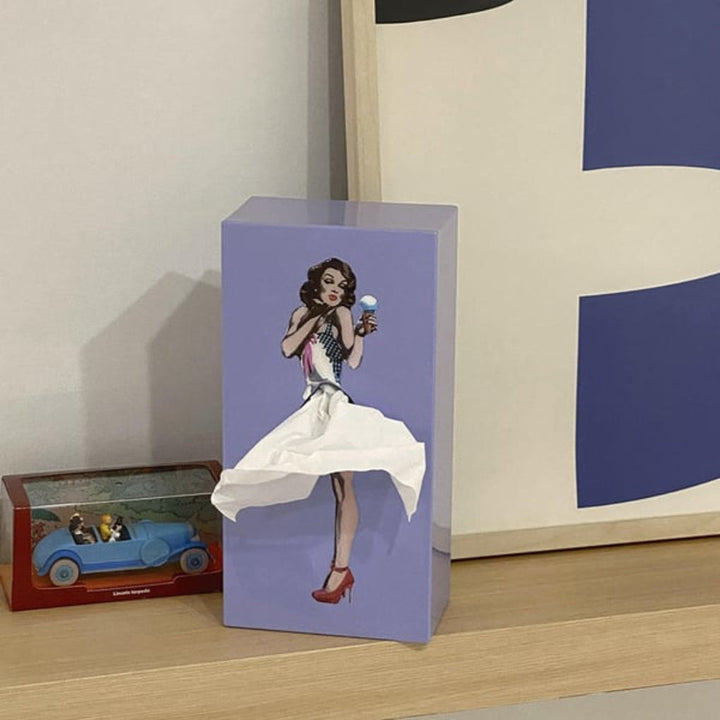 Vliegende rok tissuebox