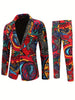 Fraz - Heren Blazer Met Revers en Bijpassende Broek