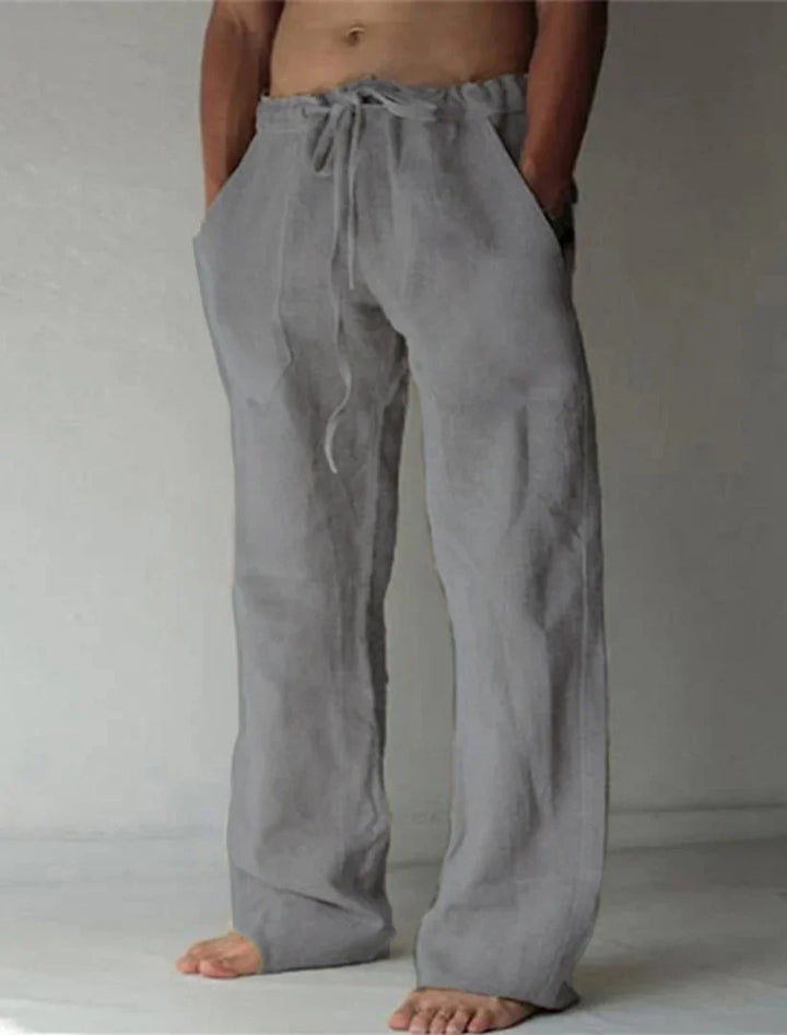 Heren Linnen Broek voor Lente & Herfst