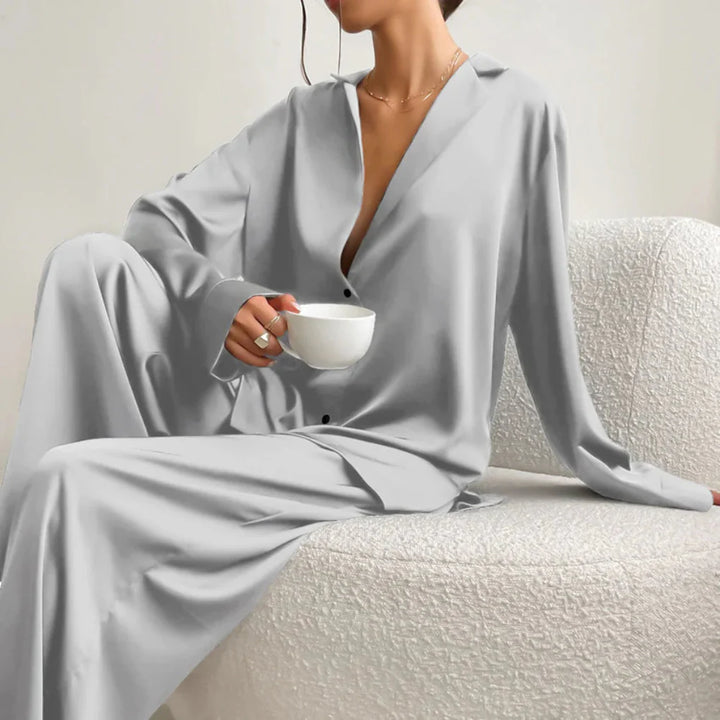 Satijnen loungewearset voor dames