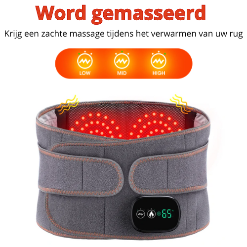 Ontdek de RugRevive Rechte-Rug Infrarood Brace tegen rugpijn, hernia, en andere rugklachten - Voor verlichting van rugpijn, rughernia, verbeterde bloedcirculatie en vermindering van ontstekingen met de innovatieve infrarood brace.
