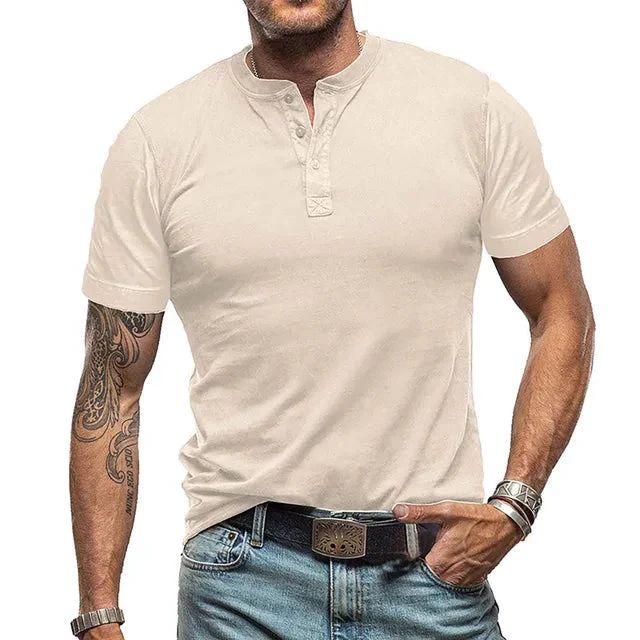 Heren Zomer T-shirt - Diverse kleuren beschikbaar