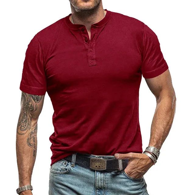 Heren Zomer T-shirt - Diverse kleuren beschikbaar