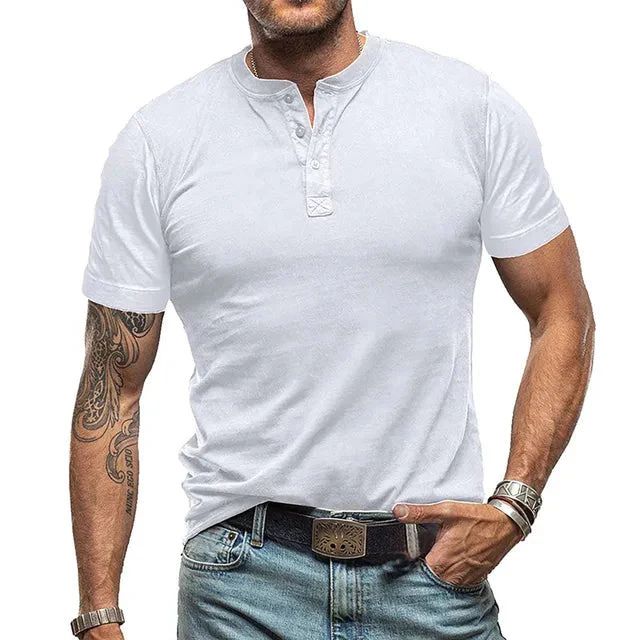 Heren Zomer T-shirt - Diverse kleuren beschikbaar