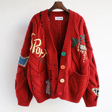 Ella  Dames Vest met Patchwork Accenten