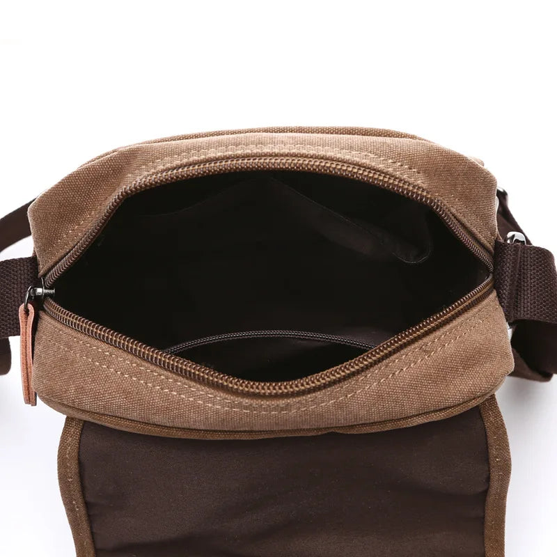 Eloy – Handige Canvas Schoudertas voor Onderweg
