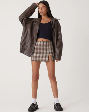Michelle - Oversized Leren Jas
