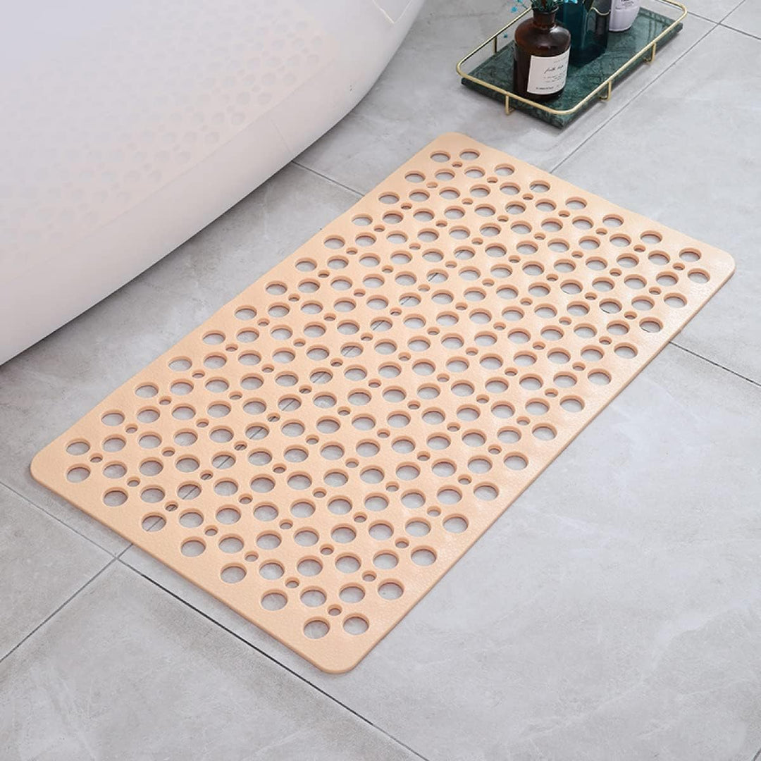 Snel aflopende antislip douchemat met zuignappen voor een veilige grip