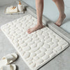 Luxe Antislip Badmat met 3D Kiezelstructuur