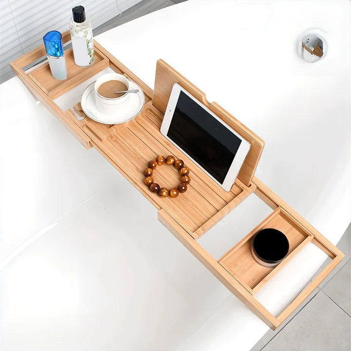 Uitschuifbare Badplank van Bamboe met Luxe Spa-Design