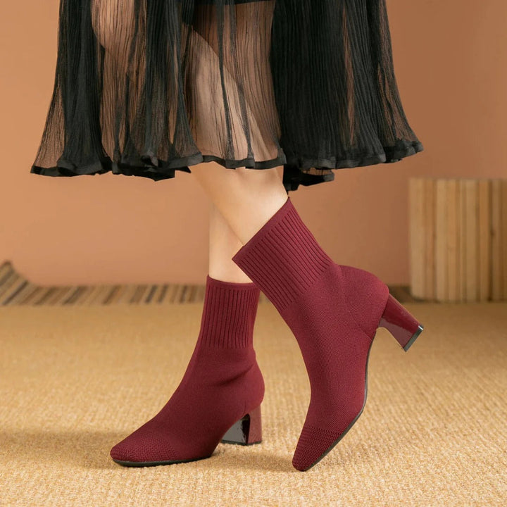 Modern Comfort Edge gebreide sokkenlaarzen voor dames