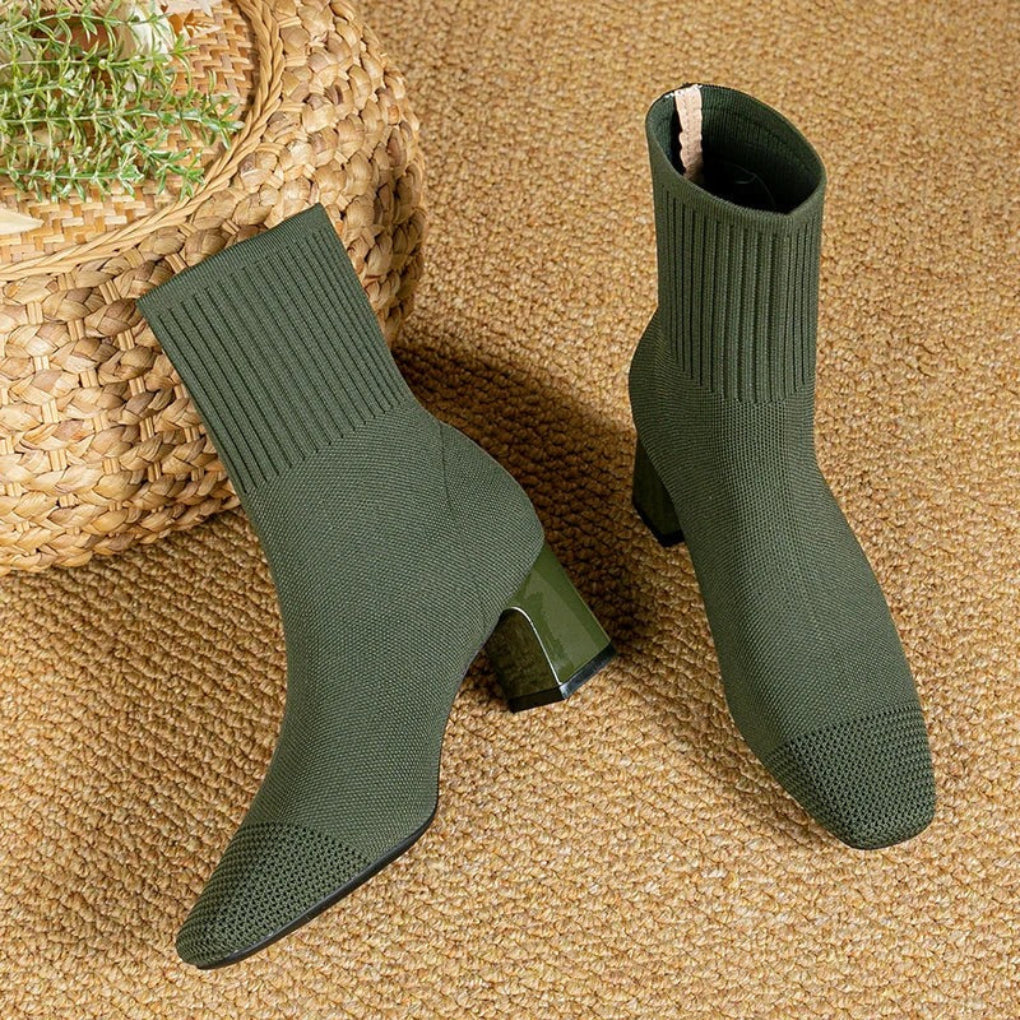 Modern Comfort Edge gebreide sokkenlaarzen voor dames