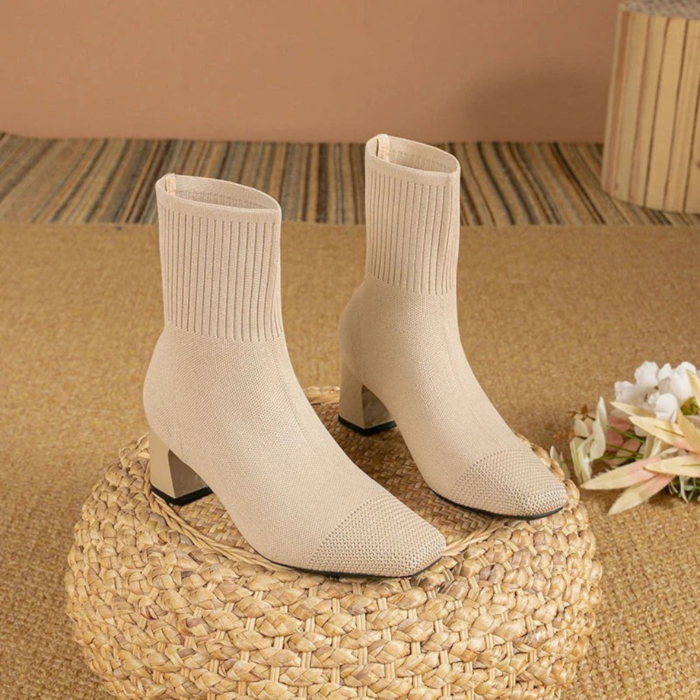 Modern Comfort Edge gebreide sokkenlaarzen voor dames