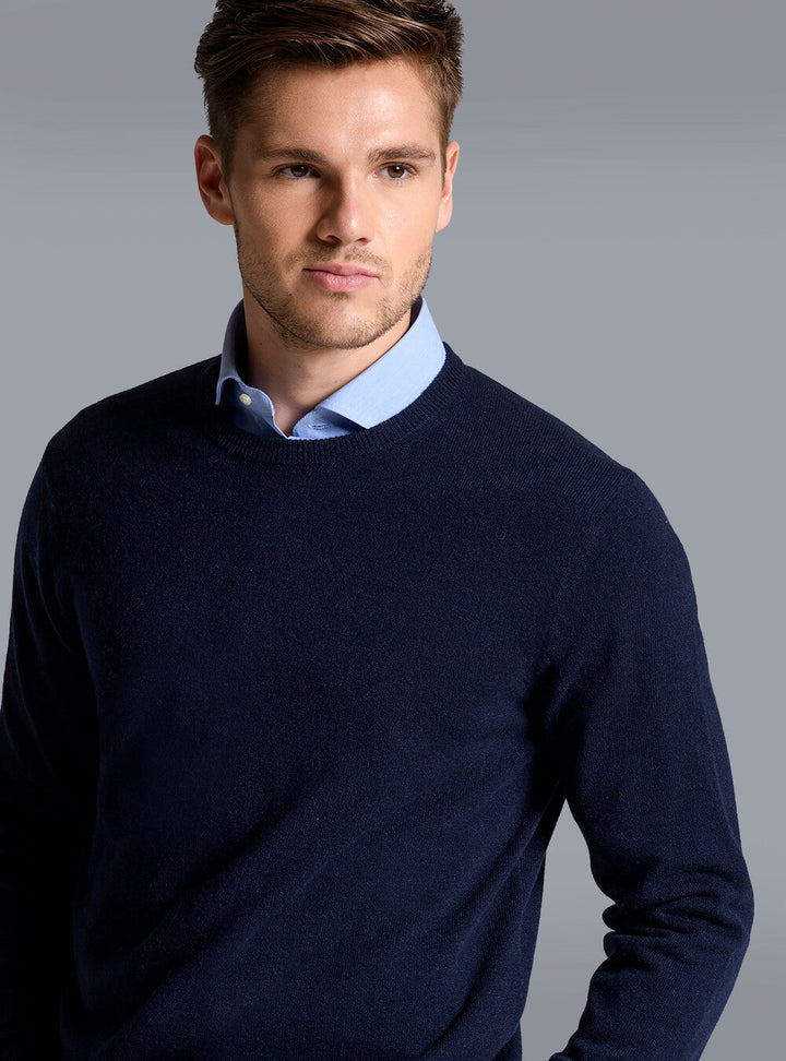 Casual heren sweater van kasjmier - Benjo