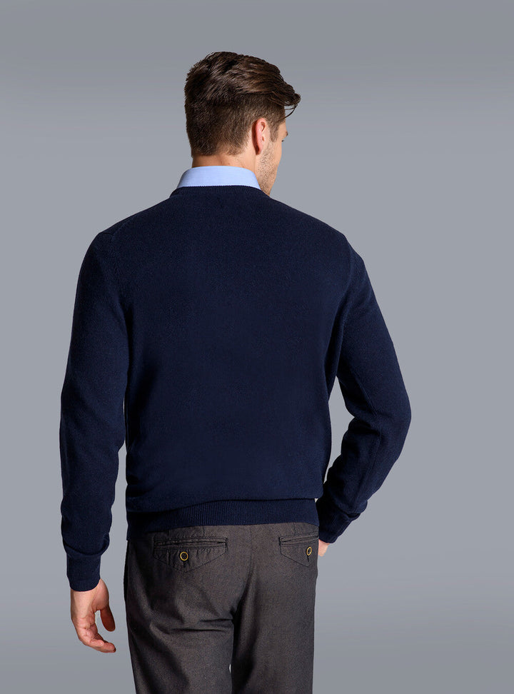 Casual heren sweater van kasjmier - Benjo