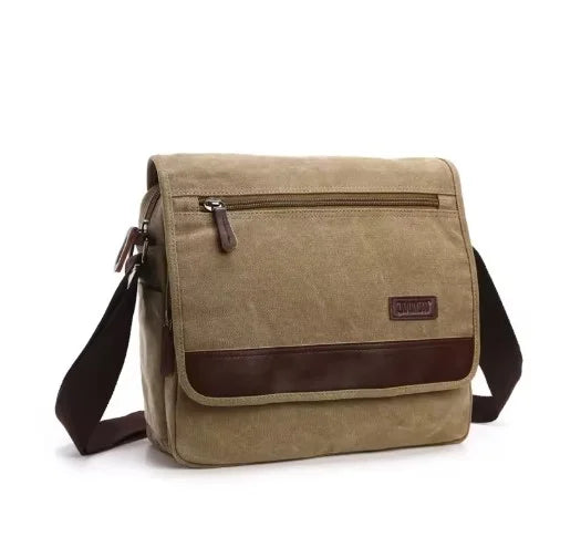 Eloy – Handige Canvas Schoudertas voor Onderweg