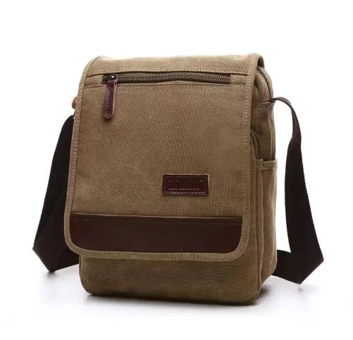 Eloy – Handige Canvas Schoudertas voor Onderweg