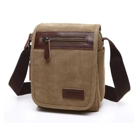 Eloy – Handige Canvas Schoudertas voor Onderweg