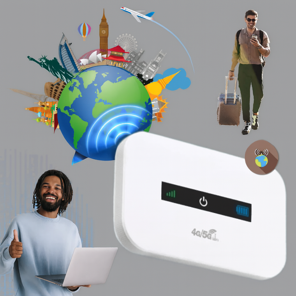 Draagbare wifi-router – internettoegang onderweg