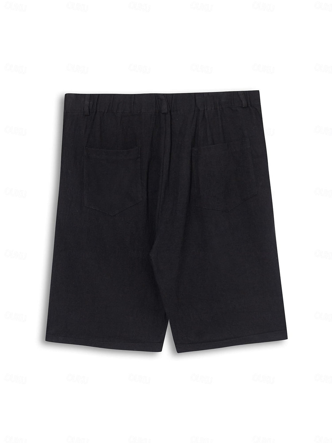 Klassieke Linnen-Katoenen Korte Broek voor Heren