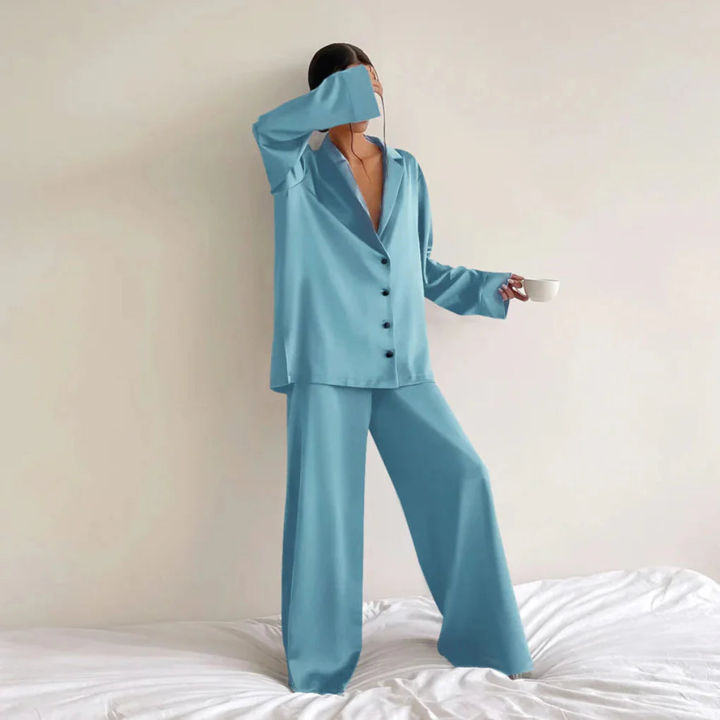 Satijnen loungewearset voor dames