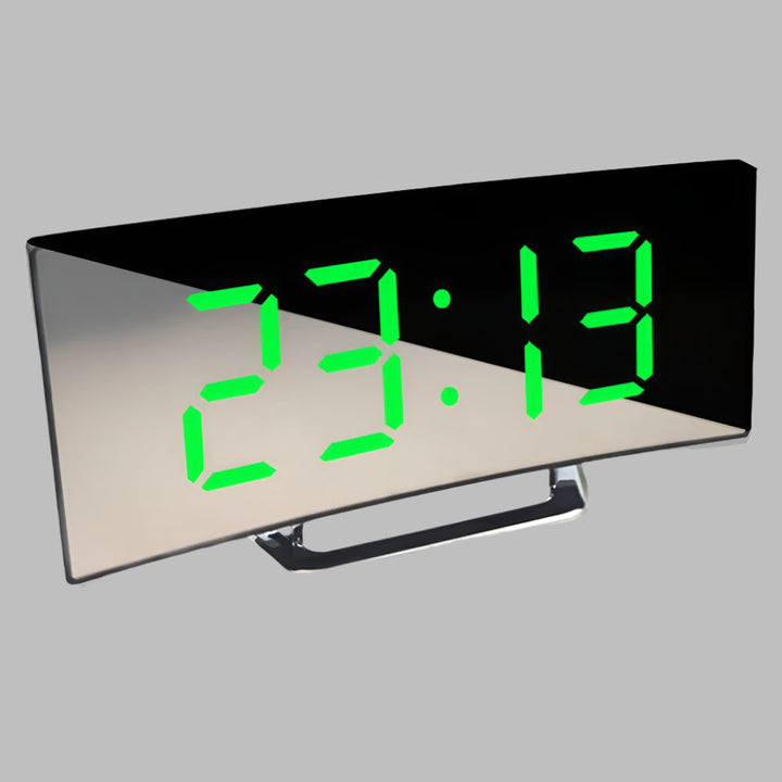 Gebogen LED-wekker