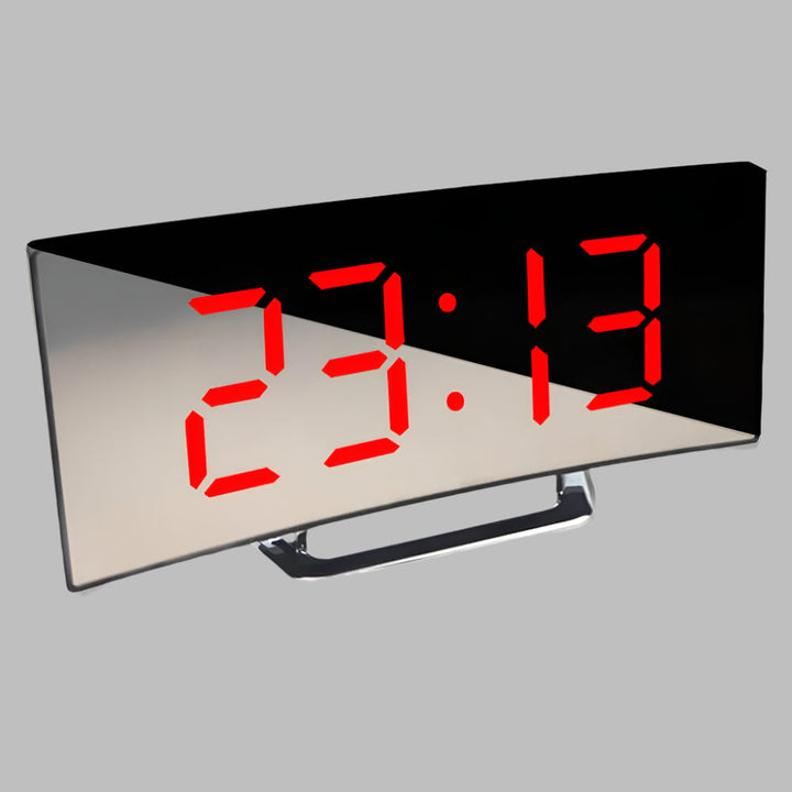 Gebogen LED-wekker