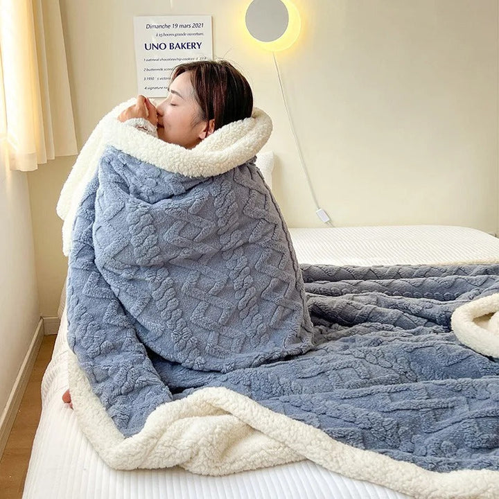Thick Winter Lamb Blanket