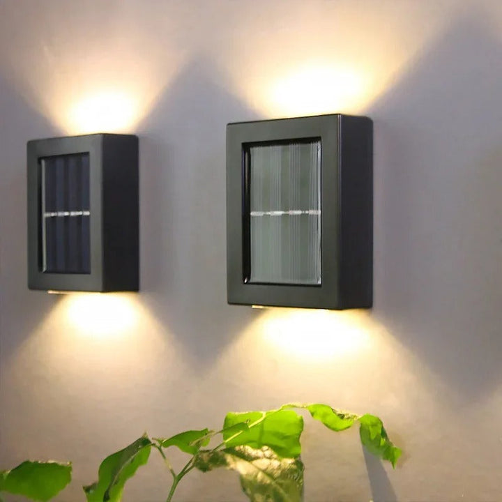 Solar Wandlamp met Up & Down Verlichting voor Buiten