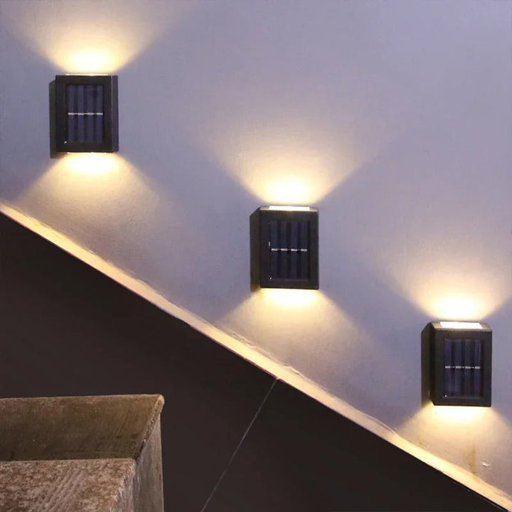 Solar Wandlamp met Up & Down Verlichting voor Buiten