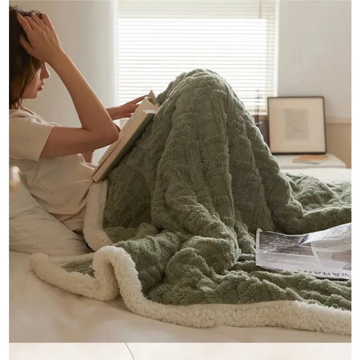 Thick Winter Lamb Blanket