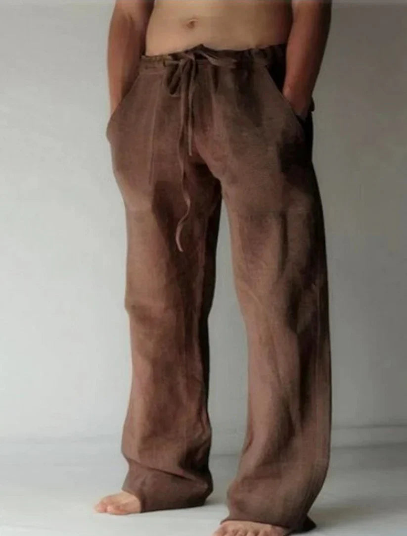 Heren Linnen Broek voor Lente & Herfst