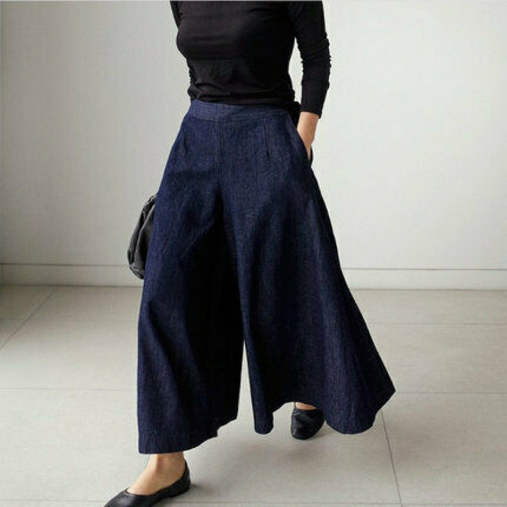 Wijde Pijpen Broek voor Dames
