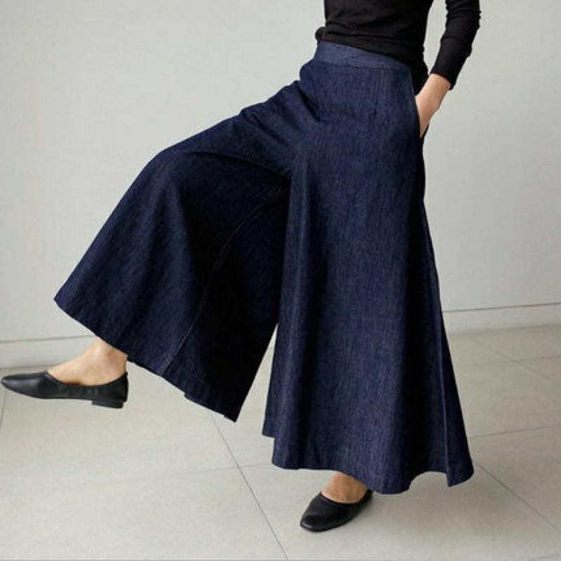 Wijde Pijpen Broek voor Dames