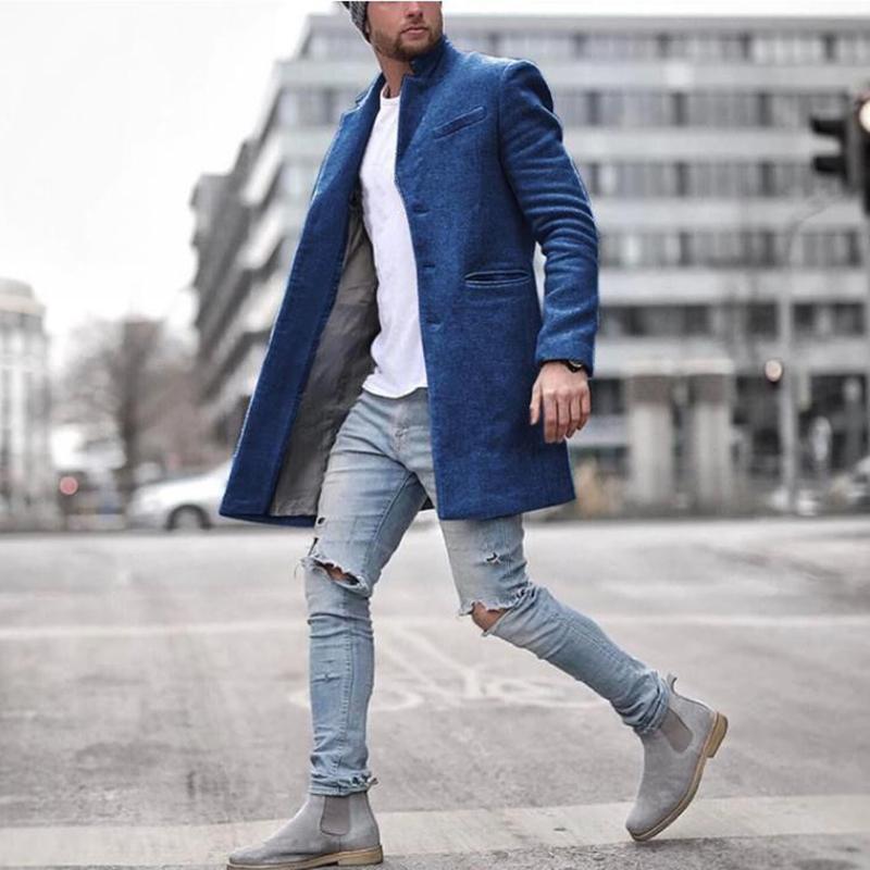 Stijlvolle halflange jas mantel heren - Zeus
