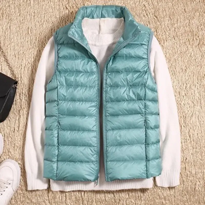 Winddichte dames bodywarmer met ritssluiting