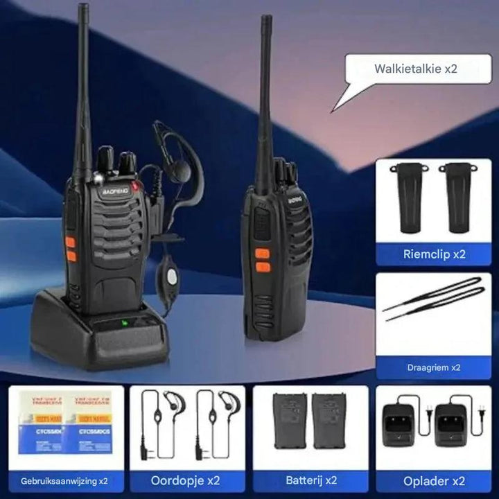 Oplaadbare USB-walkietalkie