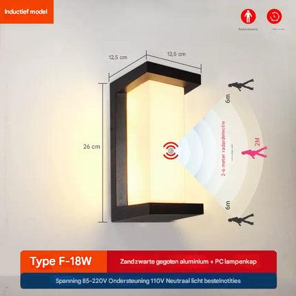 Laguna - LED Buitenwandlamp met Bewegingssensor